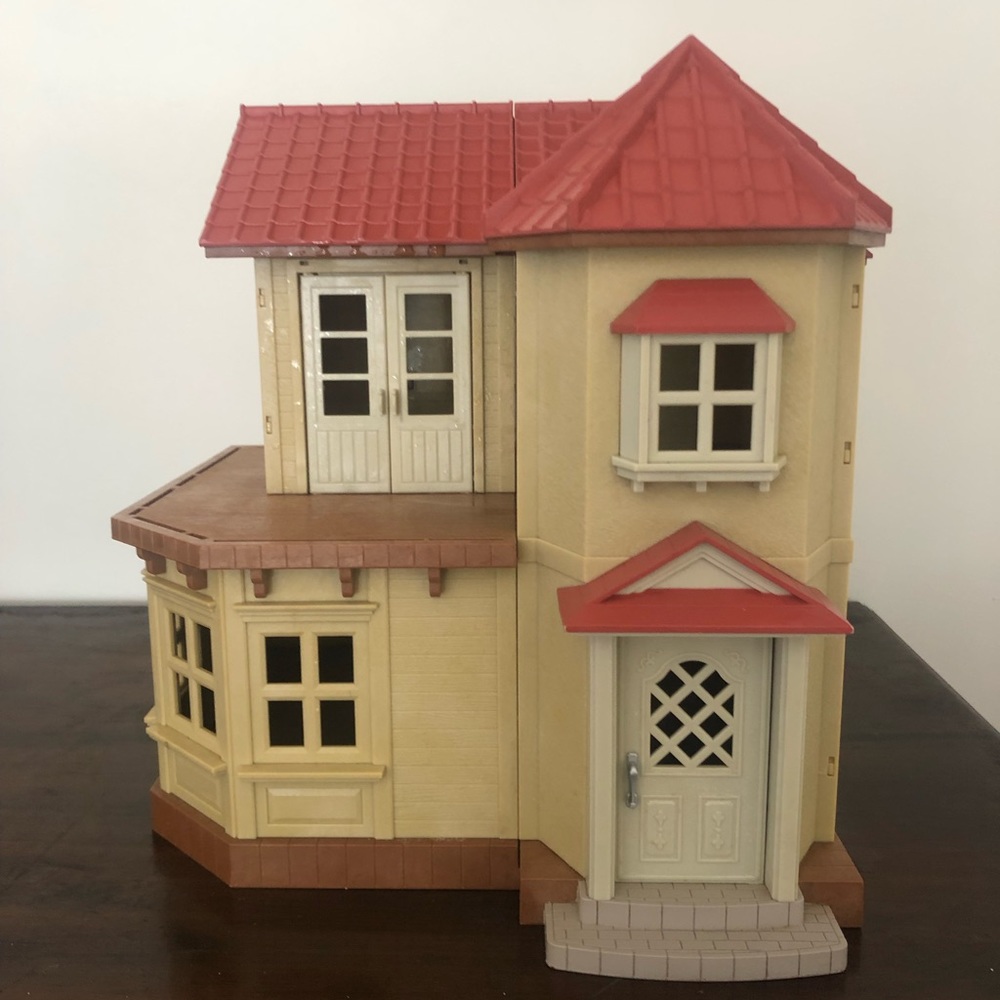 Calico Critters Luxury Townhouse Dollhouse Play